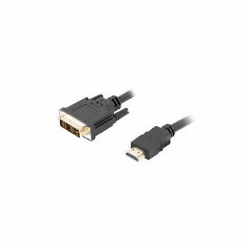 Kábel HDMI na DVI Lanberg CA-HDDV-10CC-0030-BK Čierna 3 m Koncovka Samec/Koncovka Samec