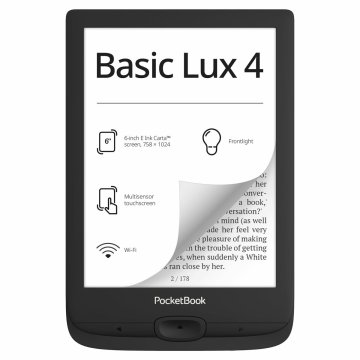 eBook PocketBook LUX 4 8 GB RAM Čierna