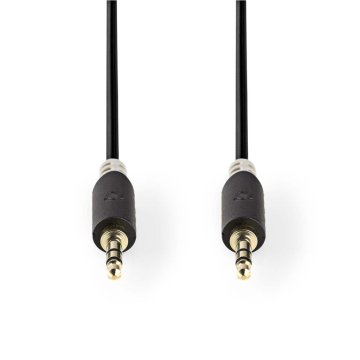 Nedis CABP22000AT20 Stereo audio kábel 3,5 mm samec - 3,5 mm samec 2,0 m antracit