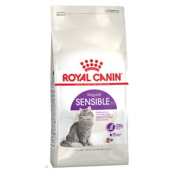 Krmivo pre mačky Royal Canin Sensible 33 Dospelý Ryža Vtáky 4 Kg