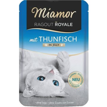 Krmivo pre mačky Miamor Ragout Royale Tuna in jelly Ryby 100 g