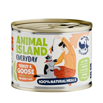 Krmivo pre mačky ANIMAL ISLAND Turkey 200 g