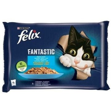 Krmivo pre mačky Purina Fantastic Lososová 340 g