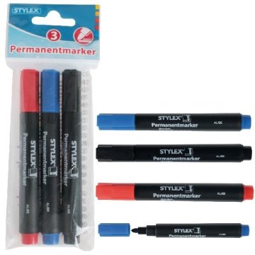 Stylex Permanent Markers 3 kusy