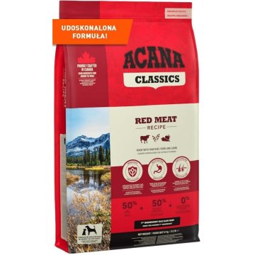 Krmivo Acana Dog TF Classics Red Dospelý Teľacie mäso Baránok Prasa 9,7 Kg