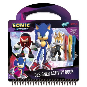 Totum Sonic Hedgehog Designer Drawing Activity Book