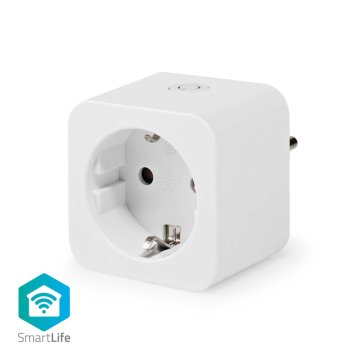 Nedis WIFIP131FWT Smartlife Inteligentná zásuvka Wi-Fi 1 kus 3680 W Typ F (cee 7/3) -10 - 45 °C Andr