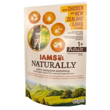 Krmivo pre mačky Eukanuba Naturally Adult Kurča 85 g