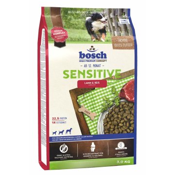 Krmivo BOSCH Sensitive Dospelý Baránok Ryža 3 Kg