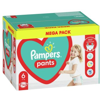 Jednorázové plienky Pampers Pants 6 (84 Kusov)