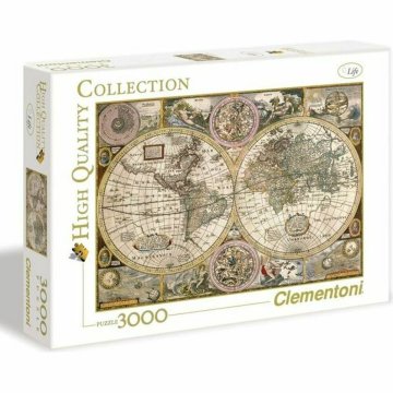 Puzzle Clementoni Old Map 33531.2 188 x 84 cm 3000 Kusy