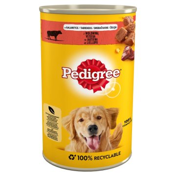 Mokré jedlo Pedigree Teľacie mäso 1,2 kg