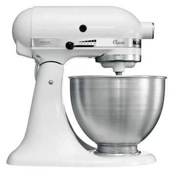 Metličkový šľahač KitchenAid 5K45SSEWH Kov Nerezová oceľ Zinok