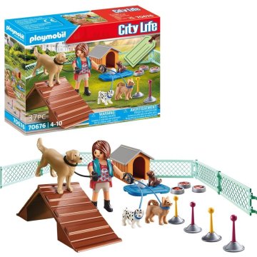 Playmobil 70676 City Life darčeková súprava Cvičiteľ psov