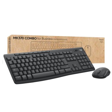 Klávesnica a myš Logitech MK370 Grafitová Nemčina QWERTZ