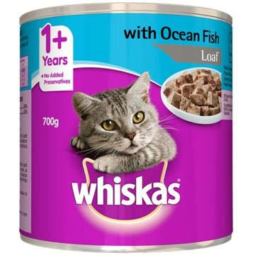 Krmivo pre mačky Whiskas Kurča Lososová Teľacie mäso 400 g