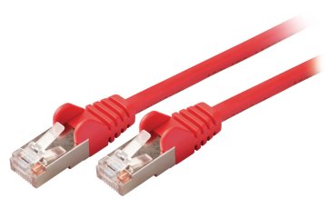 Sieťový kábel Valueline VLCP85121R20 Cat5e SF/UTP Rj45 (8/8) Samec - Rj45 (8/8) Samec 2,00 M červený