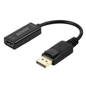 Adaptér DisplayPort na HDMI Savio AK-62 20 cm