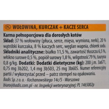 Krmivo pre mačky Animonda Adult Kurča Teľacie mäso Kačica 200 g