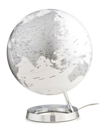 Atmosphere NR-0331F7NS-GB Globe Bright Chrome Plastová základňa s priemerom 30 cm, anglicky