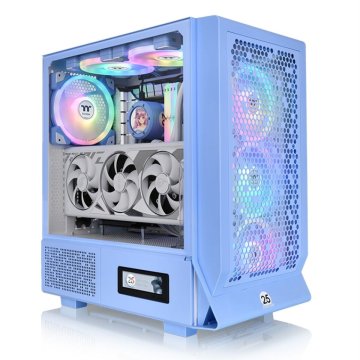 Počítačová skriňa ATX v prevedení midi-tower THERMALTAKE CERES 330 TG HYDRANGEA Modrá