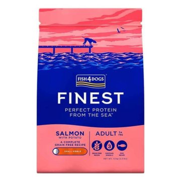 Krmivo FISH4DOGS Finest Salmon S Lososová 1,5 Kg