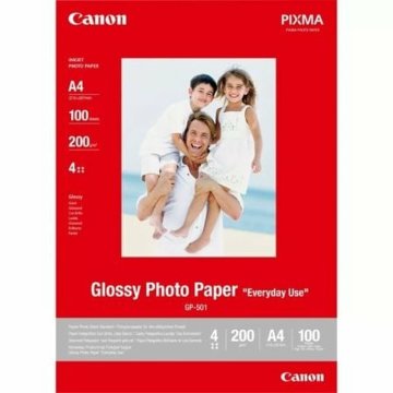 Lesklý Fotografický Papier Canon 0775B001 A4 100 Listy (100 kusov)