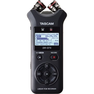 Rekordér Tascam DR-07X Modrá Čierna