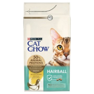 Krmivo pre mačky Purina CAT CHOW HAIRBALL CONTROLL Dospelý Kurča 1,5 Kg