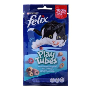 Krmivo pre mačky Purina Play Tubes Ryby 50 g