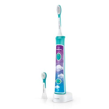 Philips HX6322/04 Sonicare For Kids Elektrická zubná kefka Zelená/Biela