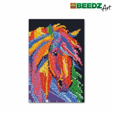 SES Creative Beedz Art nažehľovacie korálky Horse Fantasy 45,5x30 cm 7000 kusov