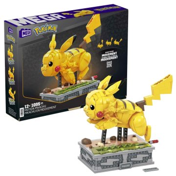 Stavbárska súprava Pokémon Mega Construx - Motion Pikachu 1095 Kusy