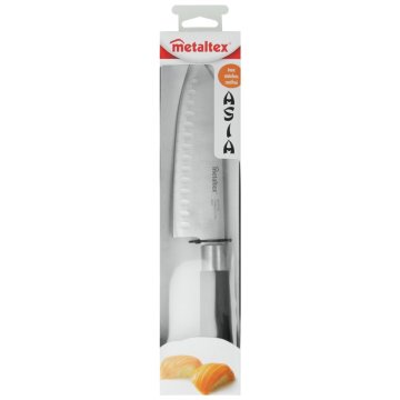 Metaltex Asia Santoku nôž 30 cm Čierna/nehrdzavejúca oceľ