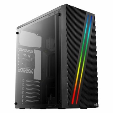 Počítačová skriňa ATX v prevedení midi-tower Aerocool Streak RGB USB 3.0 Čierna