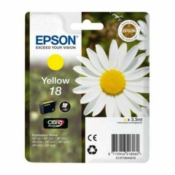 Originálne atramentové náplne Epson C13T18044012 Žltá