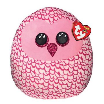 TY Squish A Boo Cuddle Cushion Owl Pinky 23 cm