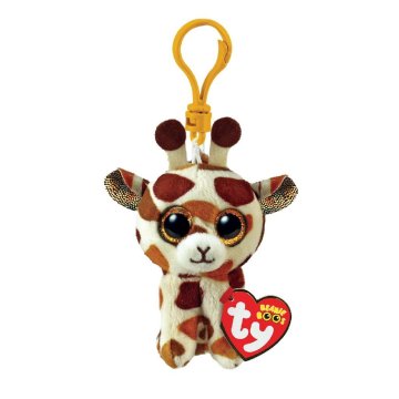 TY Beanie Boos Clip Cuddly Žirafa chodúle 7 cm