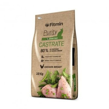 Krmivo pre mačky Fitmin Purity Castrate Dospelý 10 kg