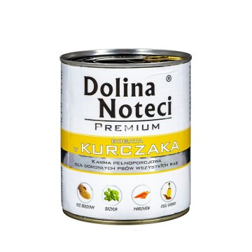 Mokré jedlo Dolina Noteci Premium Kurča 800 g