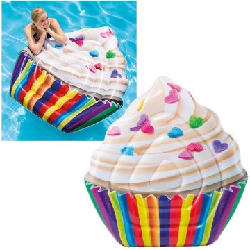 Nafukovacia posteľ Intex Cupcake 142x135cm