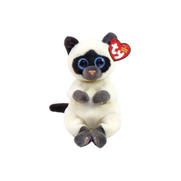 TY Beanie Baby Cuddly Toy Cat Miso 15 cm