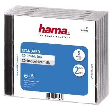 Hama CD Box Double 5 Pack zapečatený