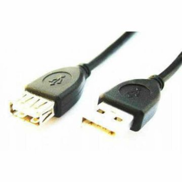 Predlžovací Kábel USB GEMBIRD CCP-USB2-AMAF-10 Čierna 3 m