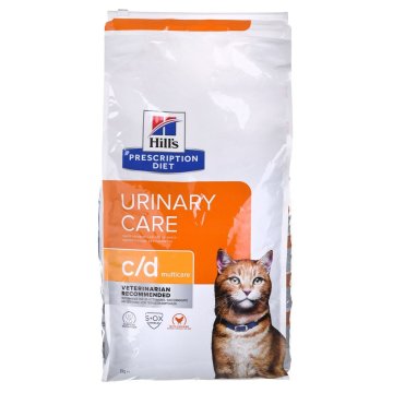 Krmivo Hill's Feline c/d Urinary Care Multicare Dospelý Kurča 8 kg