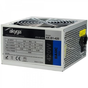 Napájací Zdroj Akyga AK-B1-420 420 W ATX RoHS CE REACH