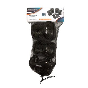 Alert Sport Protection Set M 3-dielna čierna