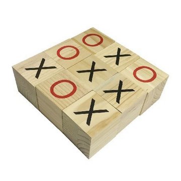 Vonkajšie hracie drevené Tic Tac Toe