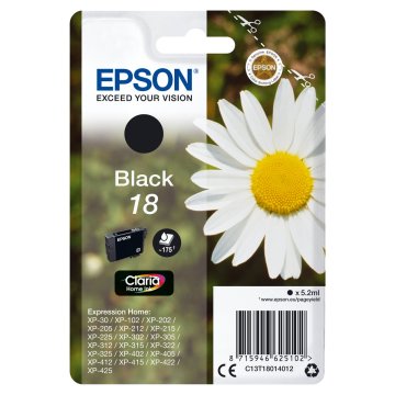 Originálne atramentové náplne Epson C13T18014012 Čierna