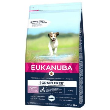 Krmivo Eukanuba Šteňa/junior Ryby 3 Kg